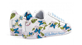 Print Design Blue Butterfly Watercolor